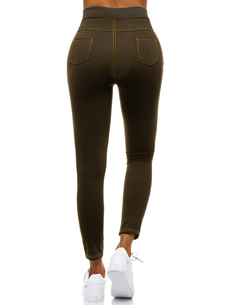 Ženske pajkice rjave OZONEE JS/1016/A14