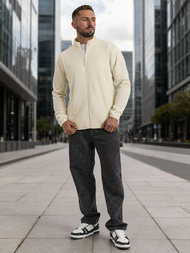 Moška jopa ecru OZONEE JS/HH016/1