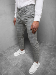  Moške kratke jeans hlače sive OZONEE DJ/5508