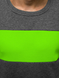 Moška jopa grafitno-zelena OZONEE JS/2021/31