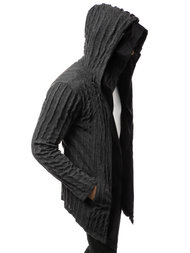 Moška jopa s kapuco grafitna OZONEE MACH/2138