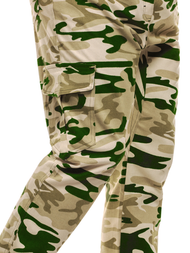 Moške hlače jogger bež OZONEE A/404