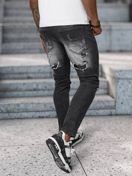 Moške Kavbojke Črne OZONEE NB/MP0152N