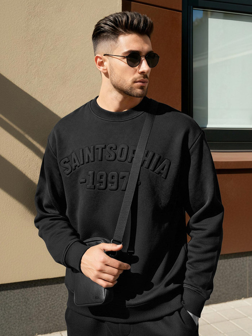 Moška jopa črna OZONEE JS/8B1953/3