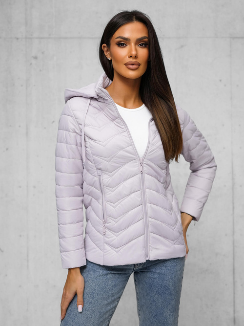 Ženska jakna svetlovijolična OZONEE JS/16M9238/35