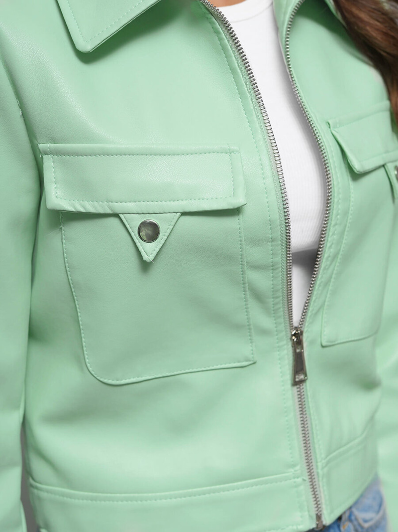 Ženska usnjena jakna metina OZONEE O/G117