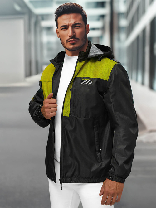 Moška jakna črna OZONEE JS/22M311/392Z