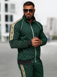 Moška trenirka zeleni OZONEE O/FF5110AB