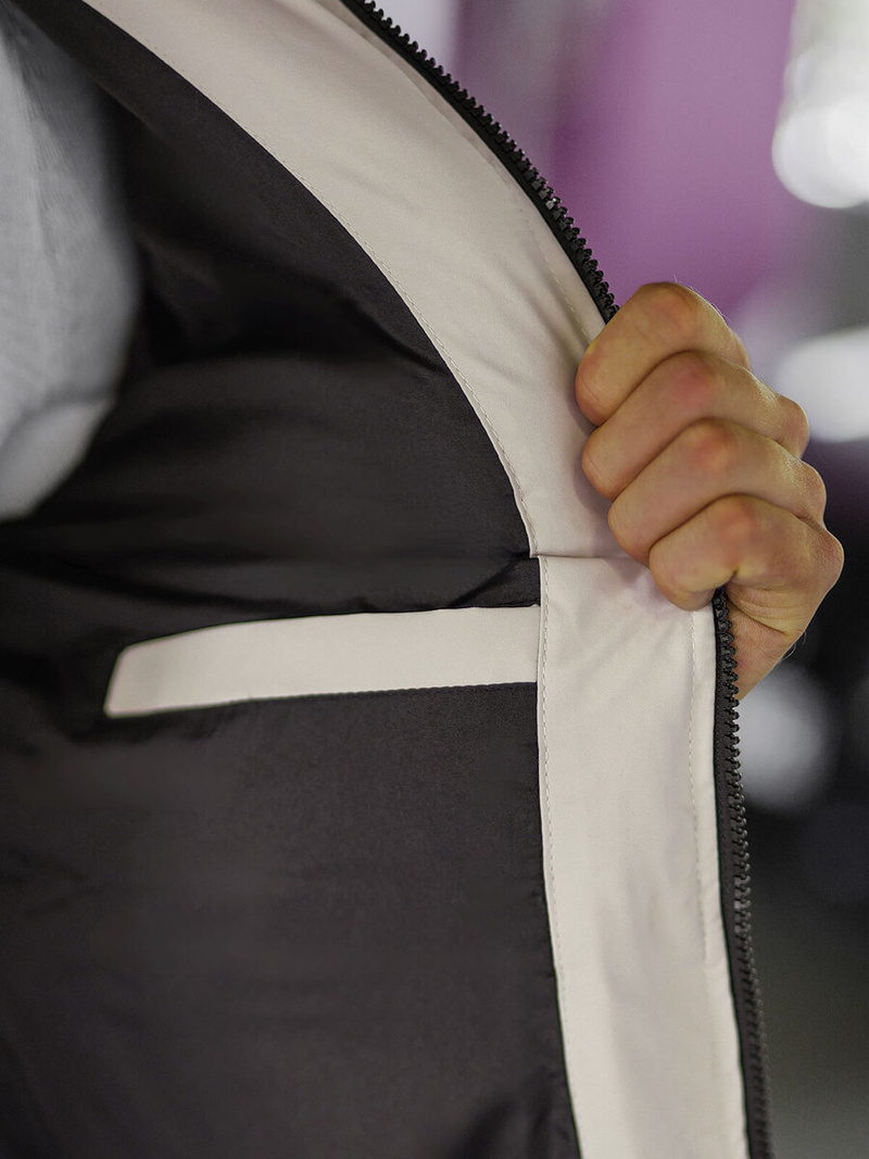 Moška jakna ecru OZONEE JS/31M5003/280Z