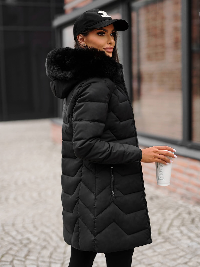 Ženska jakna črna OZONEE JS/16M9121/392Z