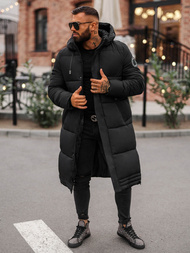 Moška zimska jakna črna OZONEE JS/19M1290/392