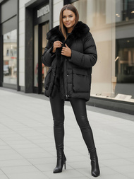 Ženska jakna črna OZONEE JS/16M9185/392Z