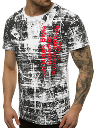 Moška majica bela OZONEE JS/SS10920