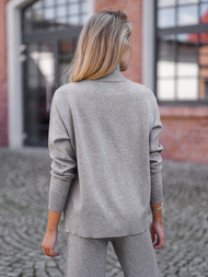 Ženski dvodelni komplet trenirka siva OZONEE JS/53C5203/2