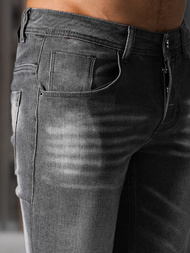 Moške kavbojke grafitne OZONEE NB/MP0199GSZ