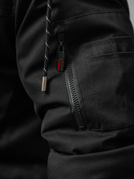 Moška zimska jakna črna OZONEE JS/5M3123/392