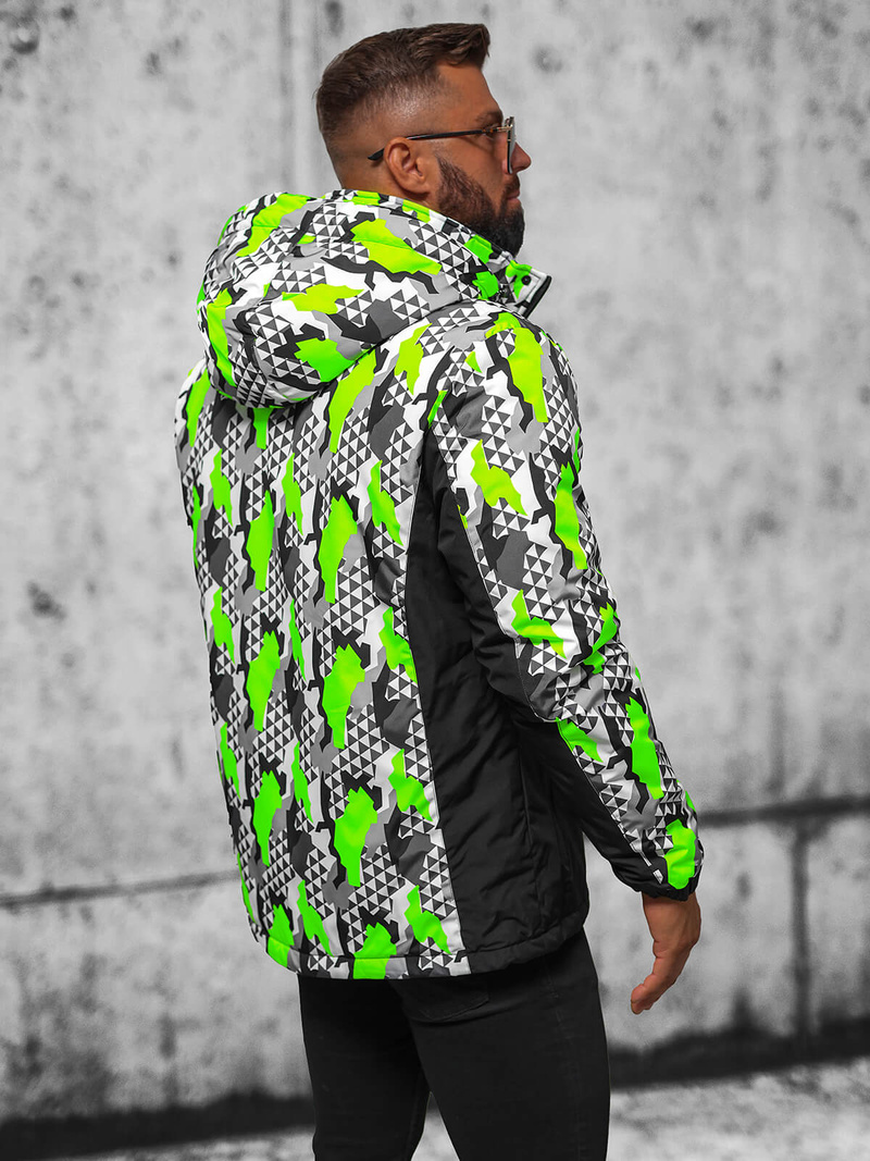 Moška jakna maskirno-zelena OZONEE JS/M36/406