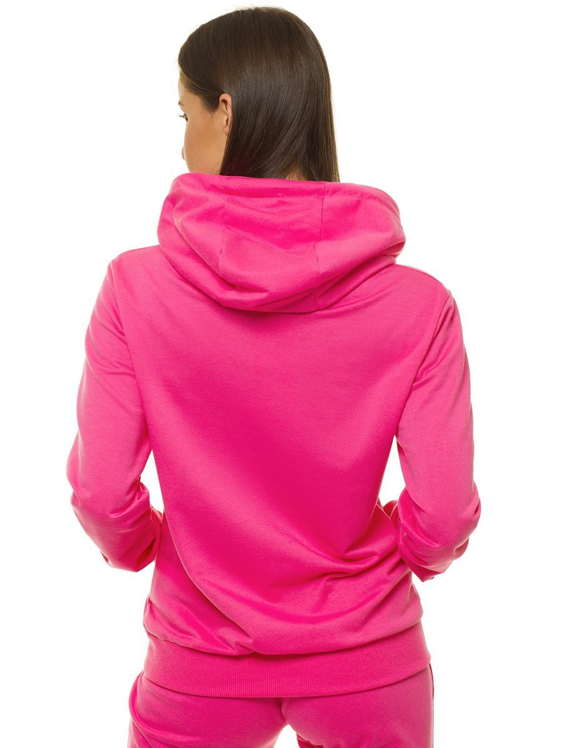 Ženska jopa s kapuco temnoroza OZONEE JS/68B20002/19