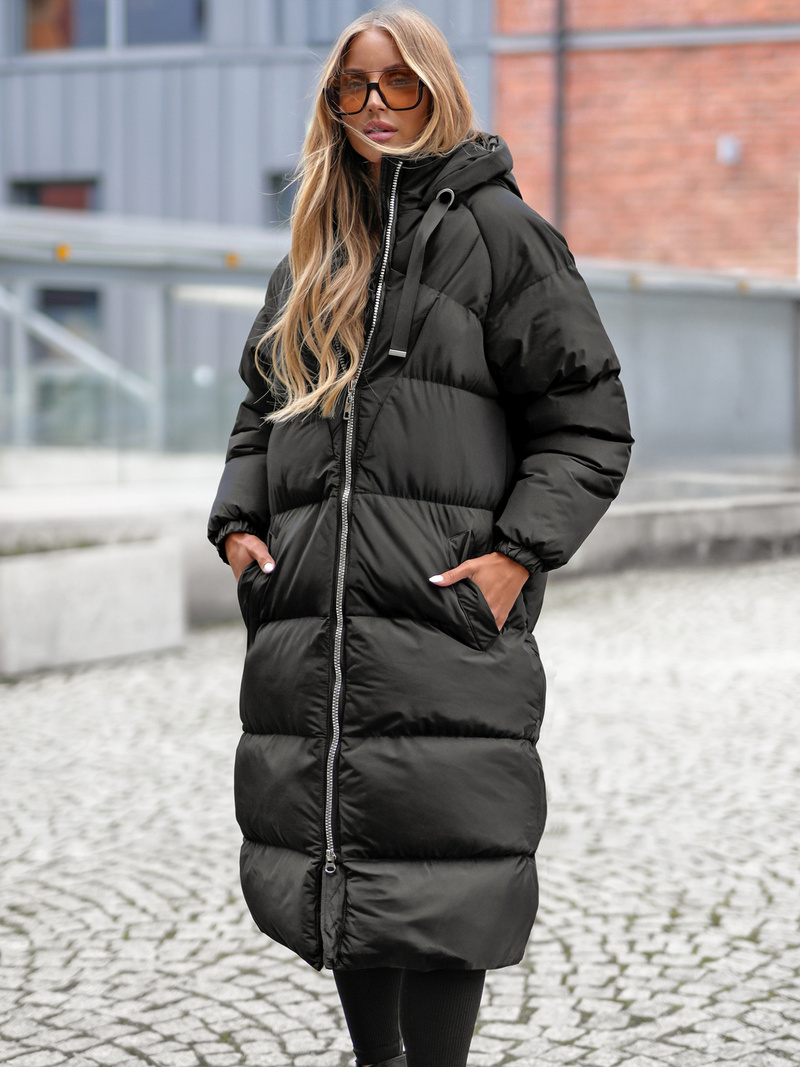 Ženska jakna črna OZONEE JS/5M3163/392Z