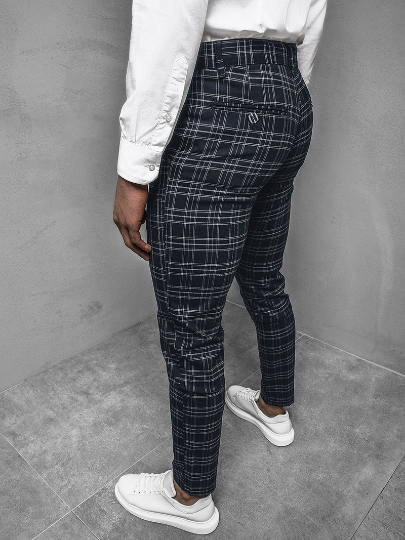 Moške kratke jeans hlače modre OZONEE DJ/5508