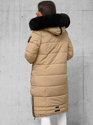 Ženska jakna bež OZONEE O/W377