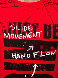 Moška majica rdeča OZONEE JS/KS1983