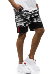 Moške kratke hlače sive OZONEE JS/KK300158