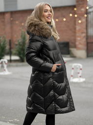 Ženska zimska jakna črna OZONEE O/5M3229/392Z