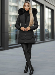 Ženska jakna črna OZONEE JS/16M9121/392Z