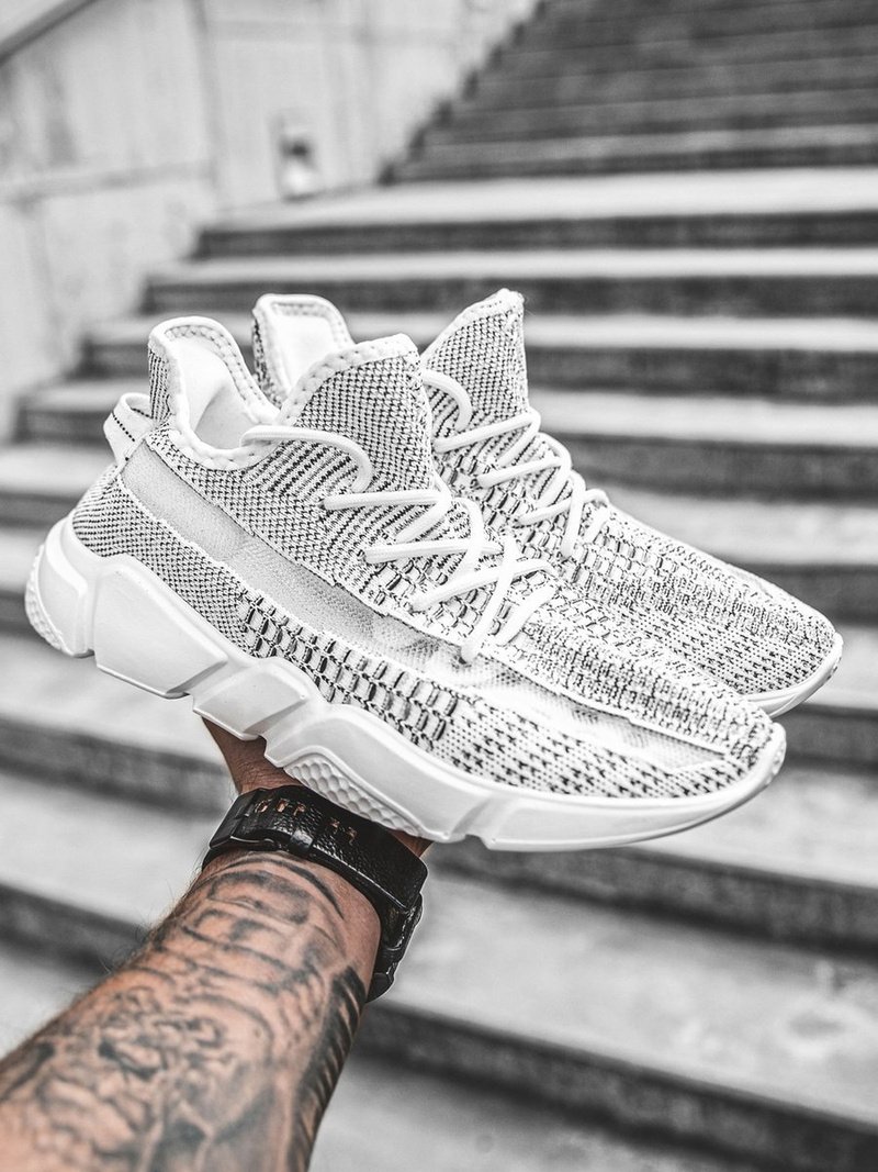 Moške superge belo-črne OZONEE O/503