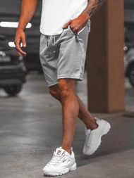 Moške športne kratke hlače sive OZONEE O/WW20012/2