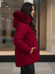 Ženska jakna bordo OZONEE JS/16M9296/06Z