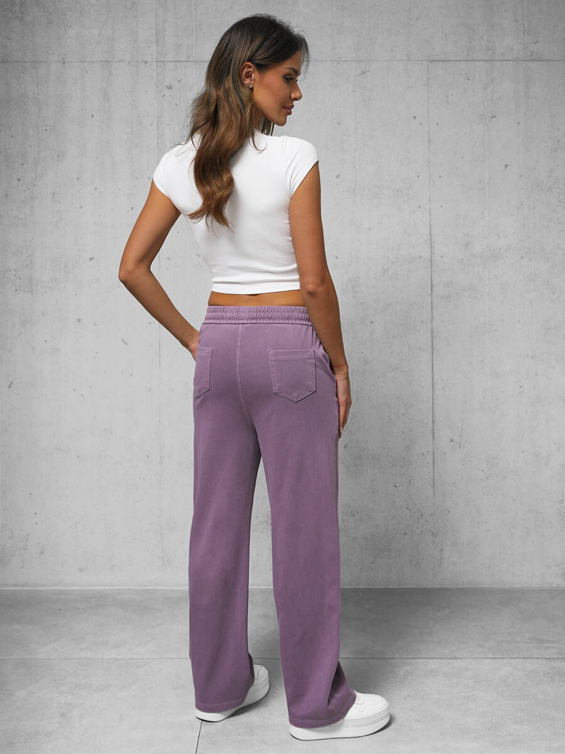 Ženske kavbojke vijolične OZONEE O/330098