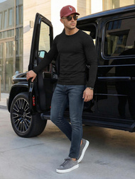 Moške kavbojke temno modre OZONEE O/JK2895AZ