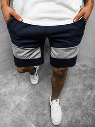 Moške kratke hlače mornarsko modre OZONEE JS/KS2515Z