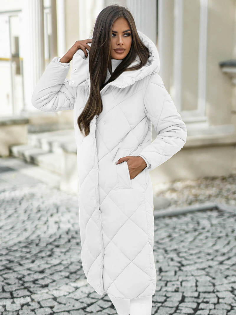 Ženska jakna bela OZONEE JS/5M3173/281Z