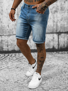 Moške kratke jeans hlače modre OZONEE NB/MP0264BC