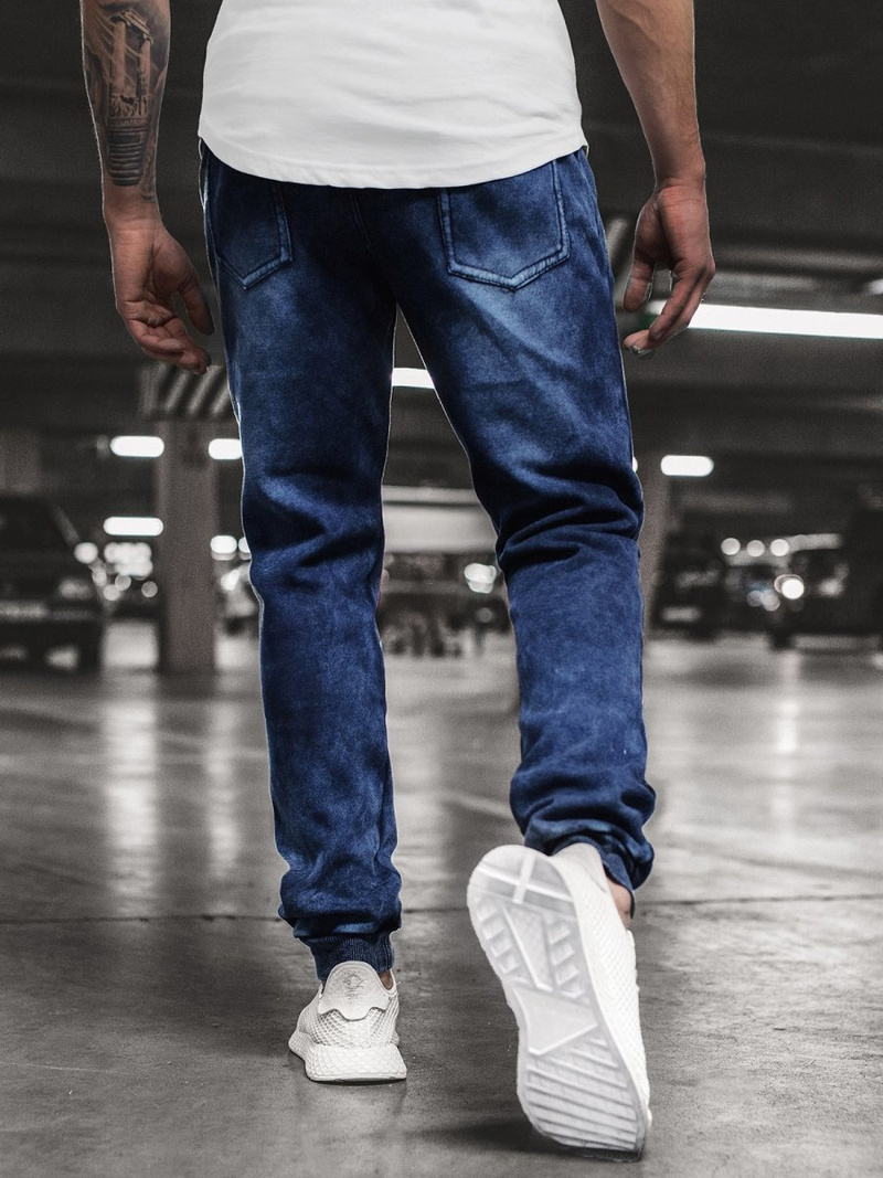 Moške hlače jogger modre OZONEE JS/KK1062