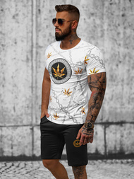 Moška trenirka belo-črna OZONEE O/HM757Z