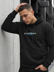 Moška jopa s kapuco črna OZONEE JS/21B1901/3