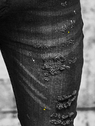 Moške kavbojke Črne OZONEE O/MB465