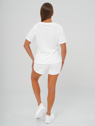 Ženski trenirka iz velurja beli OZONEE JS/35C1717/1