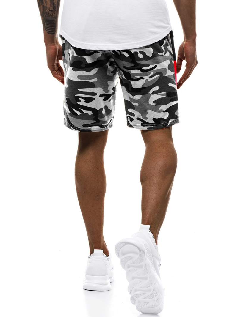 Moške kratke hlače sive OZONEE JS/KK300160