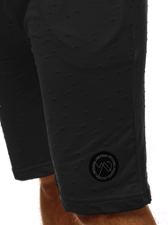 Moške športne kratke hlače črne OZONEE MAD/2923