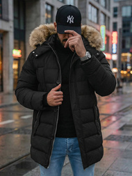 Moška zimska jakna črna OZONEE JS/5M3122/392Z