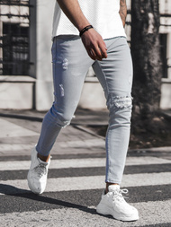 Moške kavbojke sive OZONEE DO/2463