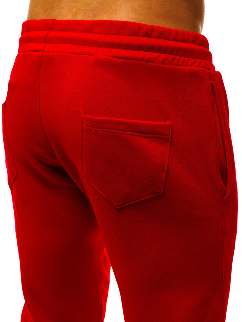 Moške športne hlače rdeče OZONEE G/11129