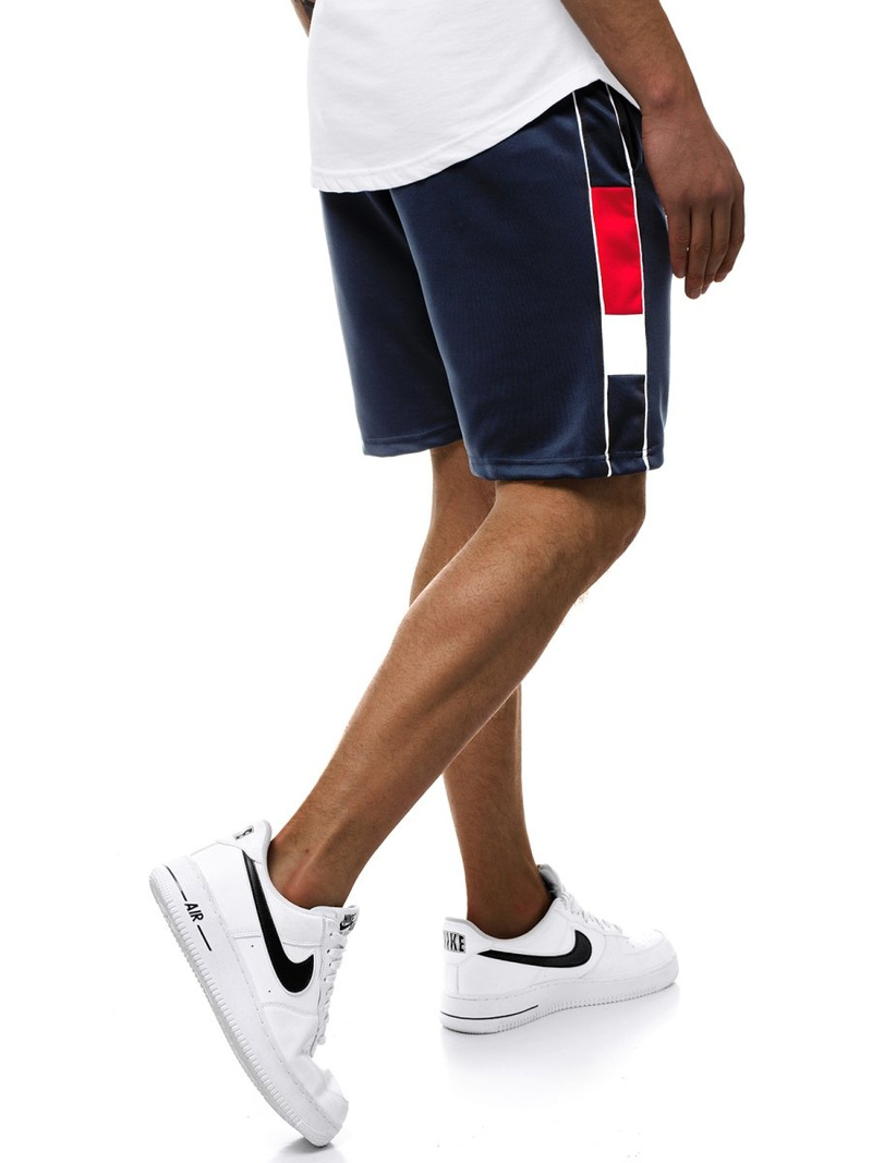 Moške kratke hlače mornarsko modre OZONEE JS/KK300171