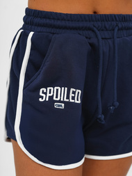 Ženski dvodelni komplet trenirka mornarsko modro-beli OZONEE JS/M58631AB