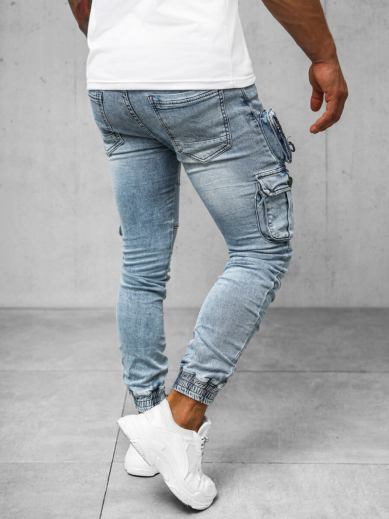 Moške hlače jogger modre OZONEE O/E9920